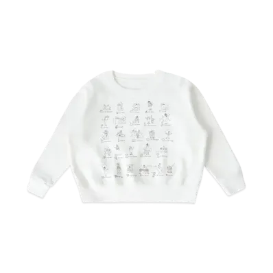 RHC Ron Herman x Sesame Street Sweat Shirt (White/120-150cm) "White"