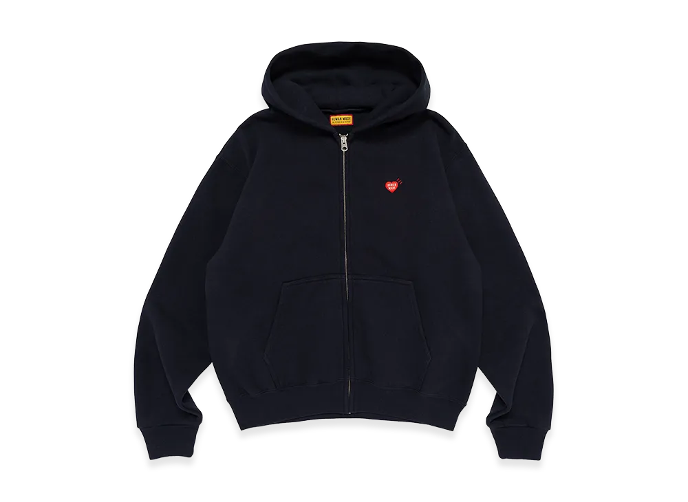 HUMAN MADE Classic Zip-Up Hoodie "Navy"