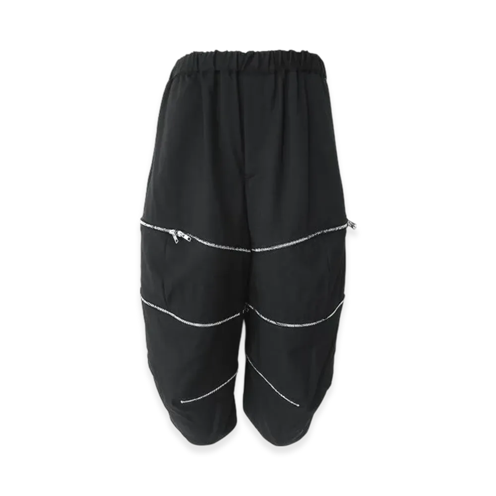 BLACK COMME des GARCONS Wool Gabardine "Black"