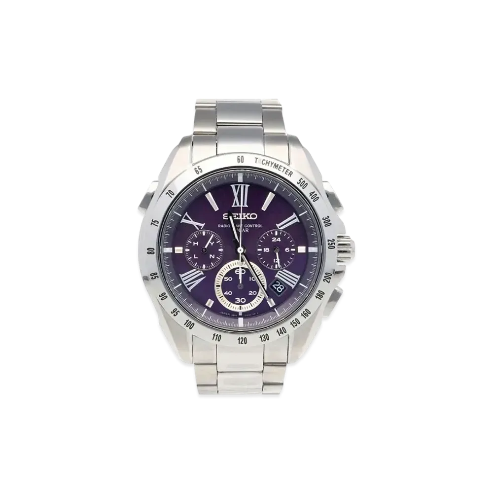 SEIKO Brightz Solar Radio Chronograph "Purple" SAGA067