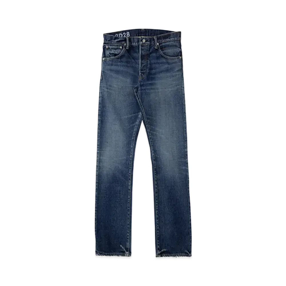 visvim SOCIAL SCULPTURE 01 SLIM DAMAGED-28 L32 "Denim"