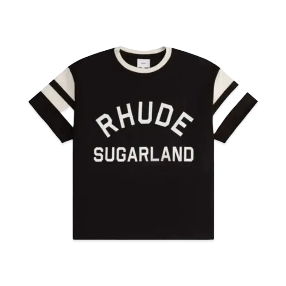 RHUDE Sugarland Ringer Tee "Black"