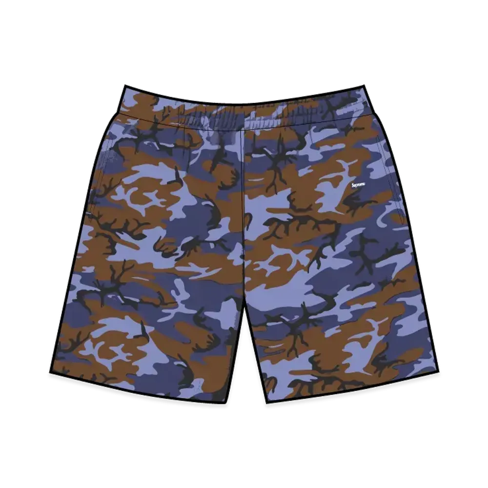 Supreme Small Box Sweatshort "BlueCamo"