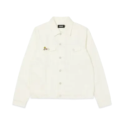 PALACE ZOMBY DENIM JACKET "White"