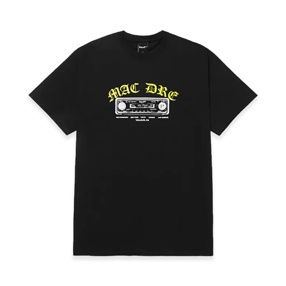HUF x Mac Dre Best Of Tee "Black"