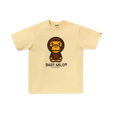 A BATHING APE Baby Milo Tee "Yellow"
