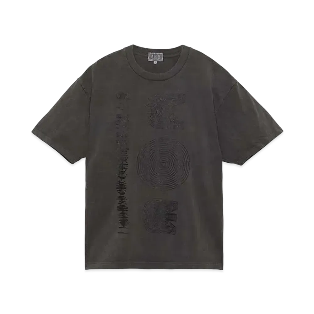 Cav Empt (C.E) OVERDYE CONCENTRIC T "Charcoal"