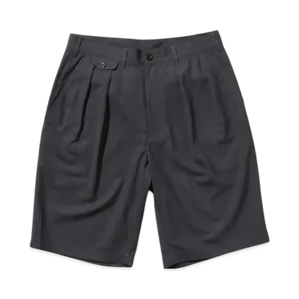 BEAMS 2 Pleats Shorts Wool Tropical "ChacoalGray"