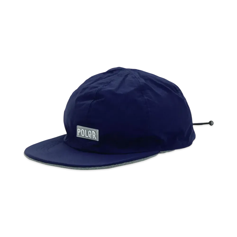 POLeR Reversible Fleece Cap "NavyGrey"