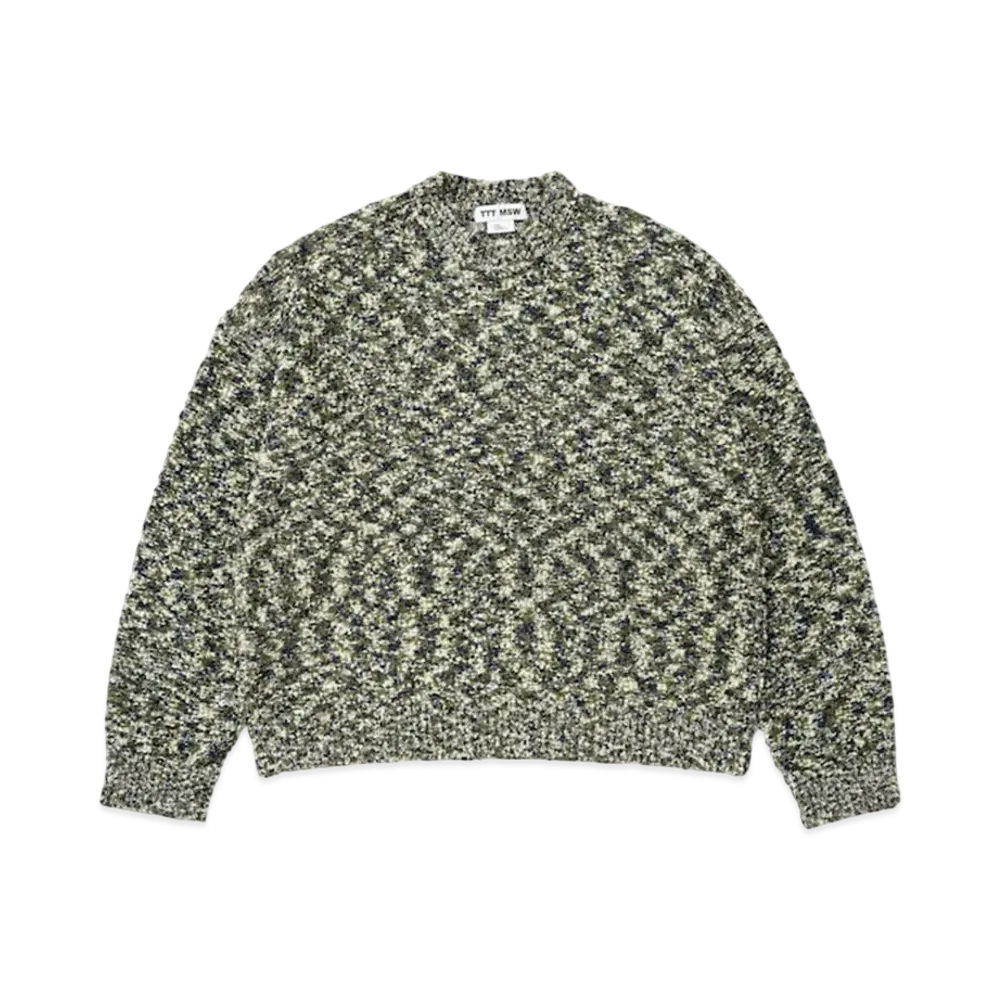 TTT MSW Camouflage Pullover Knit "Green"