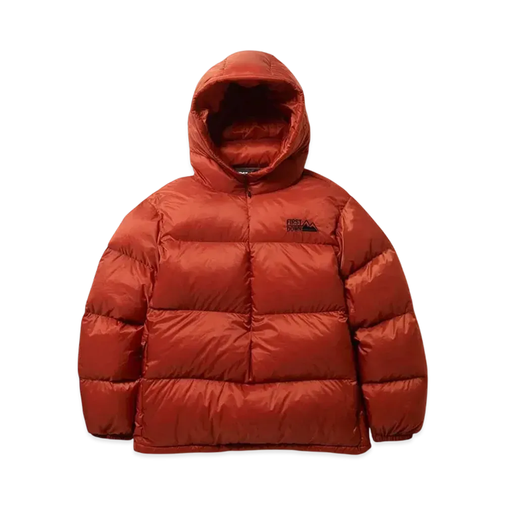 FIRST DOWN Light Bubble Down Anorak "Brown"