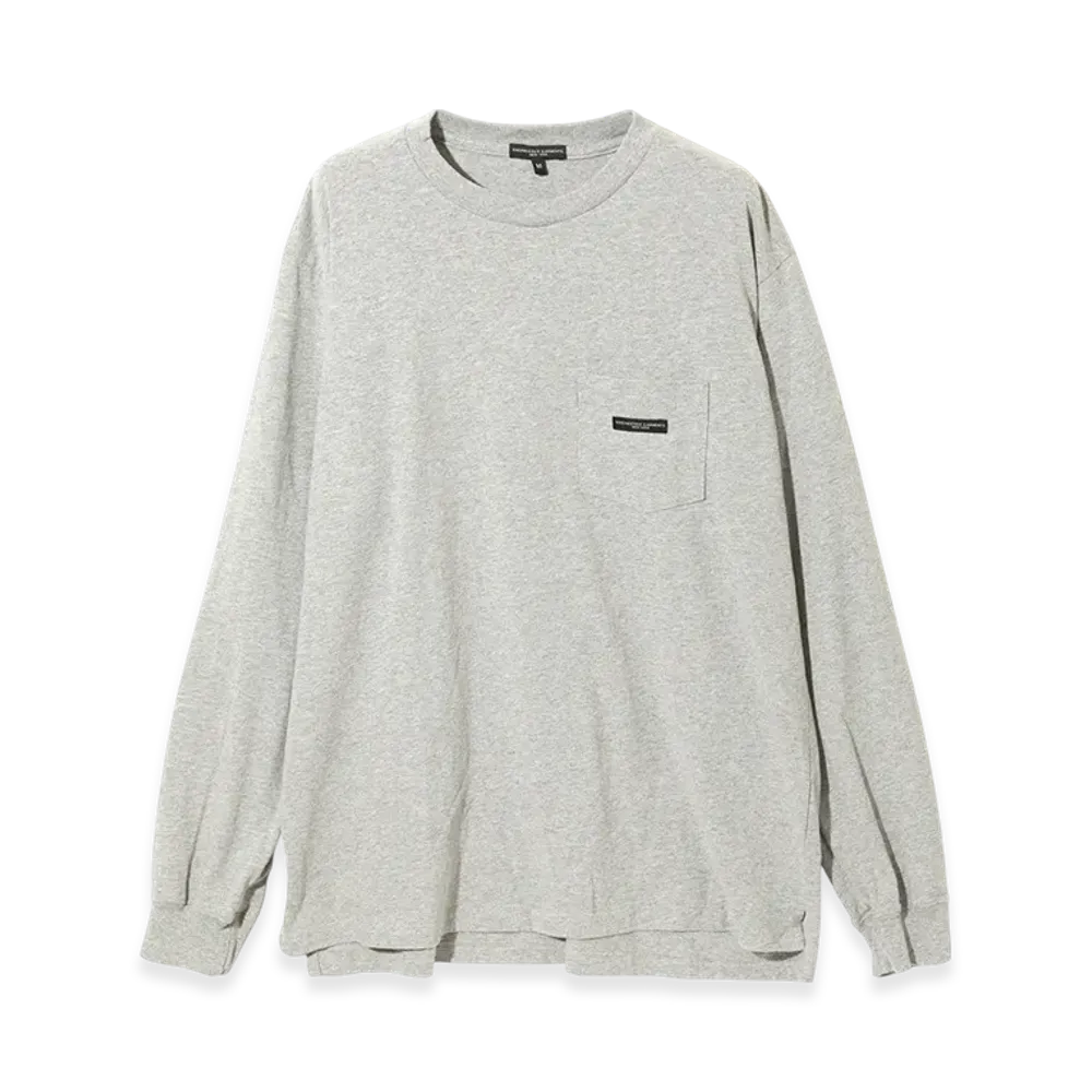 ENGINEERED GARMENTS Long Sleeve Crew Neck Tee "Gray"