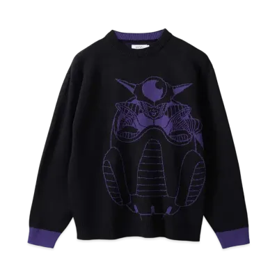 graniph x Dragon Ball Z Space Emperor Washable Jacquard Knit "Black"