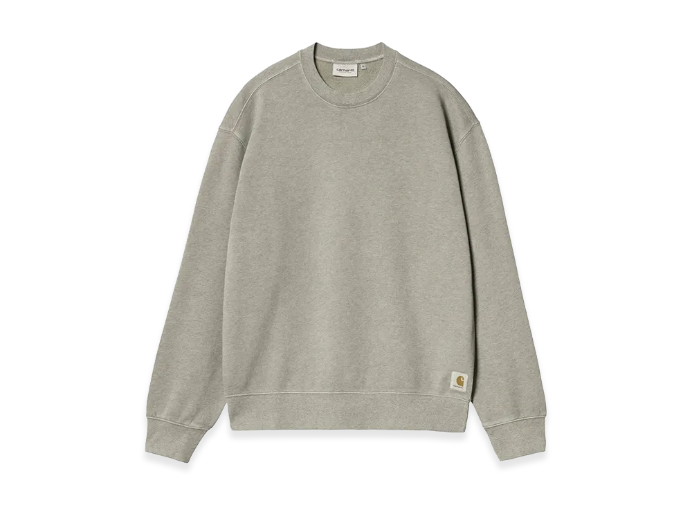 Carhartt WIP Caspian Sweat "Shady Green Heather(Garment Dyed)"