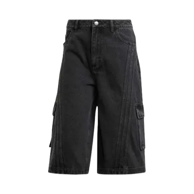 adidas Adilenium Season 2 Denim Capri Shorts (Gender Neutral) "Black"