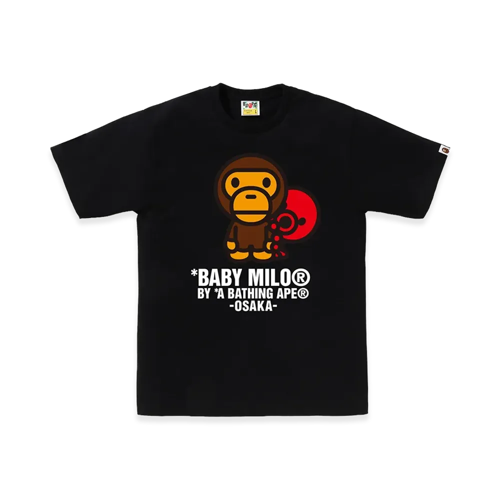 A BATHING APE Osaka Exclusive Baby Milo Friends Osaka Tee "Black"