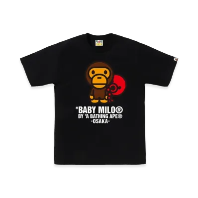 A BATHING APE Osaka Exclusive Baby Milo Friends Osaka Tee "Black"