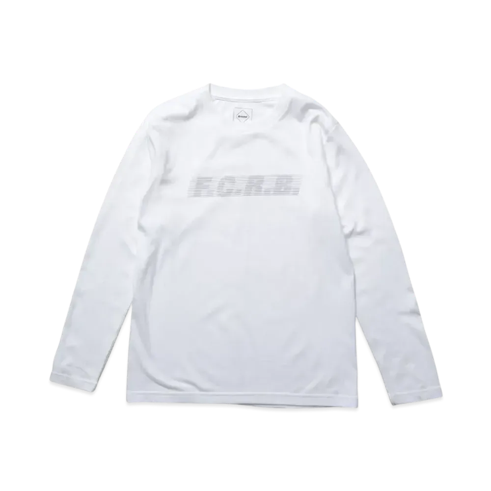 F.C.Real Bristol for Kids Effect Line Logo L/S Tee "White"