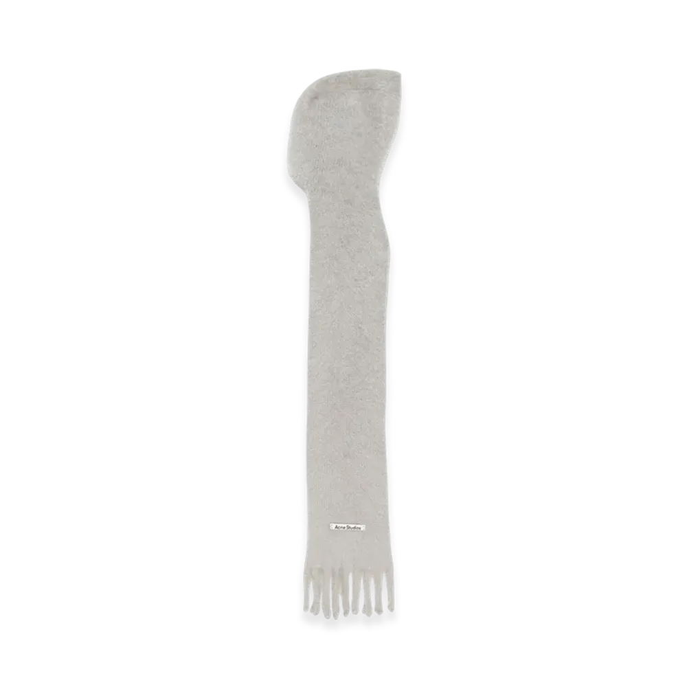 Acne Studios Hooded Mohair Scarf "Grey"