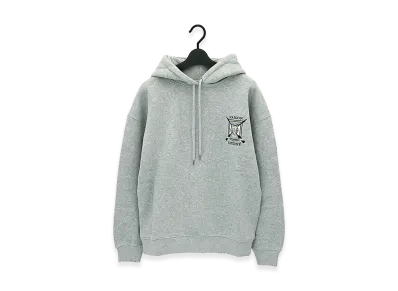 Maison Kitsune College Fox Embroidered Comfort Hoodie "Light Grey Melange"