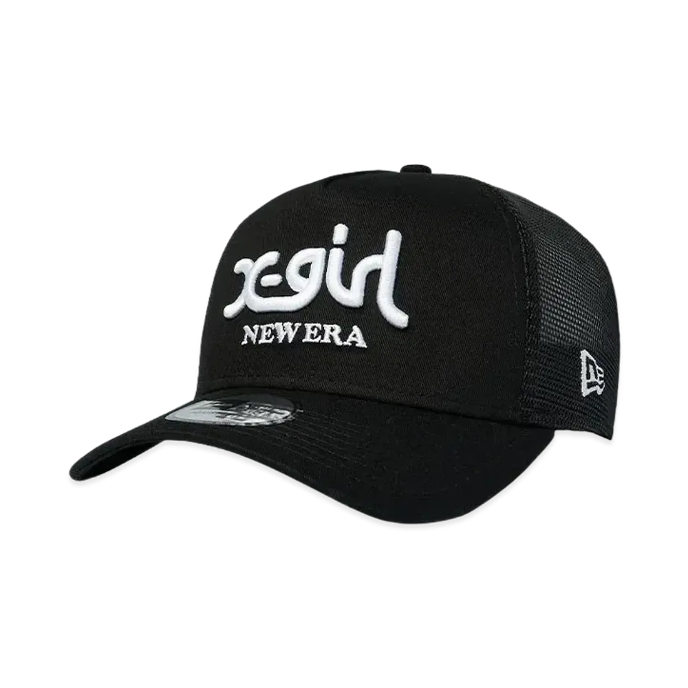 NEW ERA 9FORTY A-Frame Trucker X-girl Dripping "Black"