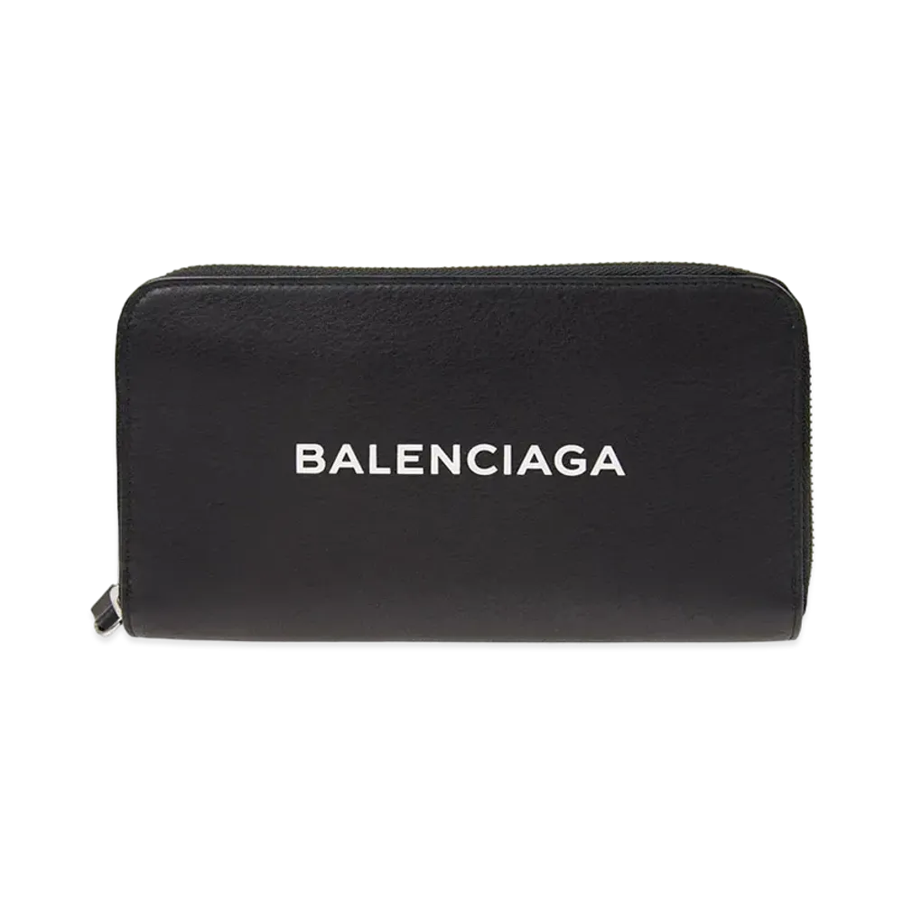 BALENCIAGA Everyday Zip Around Wallet "Black"