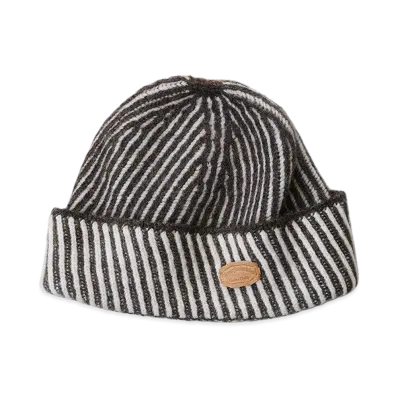 NICENESS Baez Harris Knit Watch Cap "Gray/Off White"
