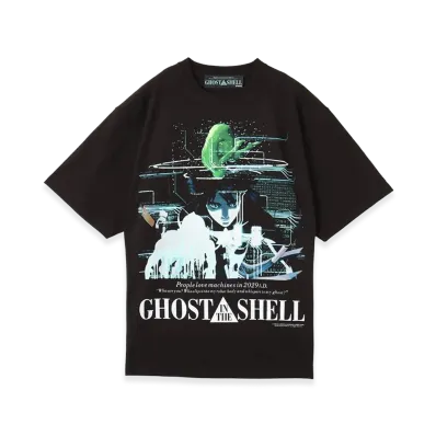 atmos x GHOST IN THE SHELL x Kosuke Kawamura T-shirt 02 "Black"