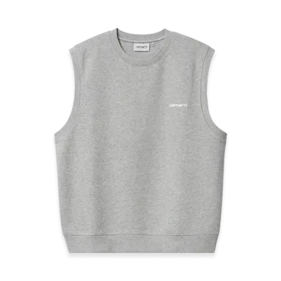 Carhartt WIP Script Vest Sweatshirt "Grey Heather"