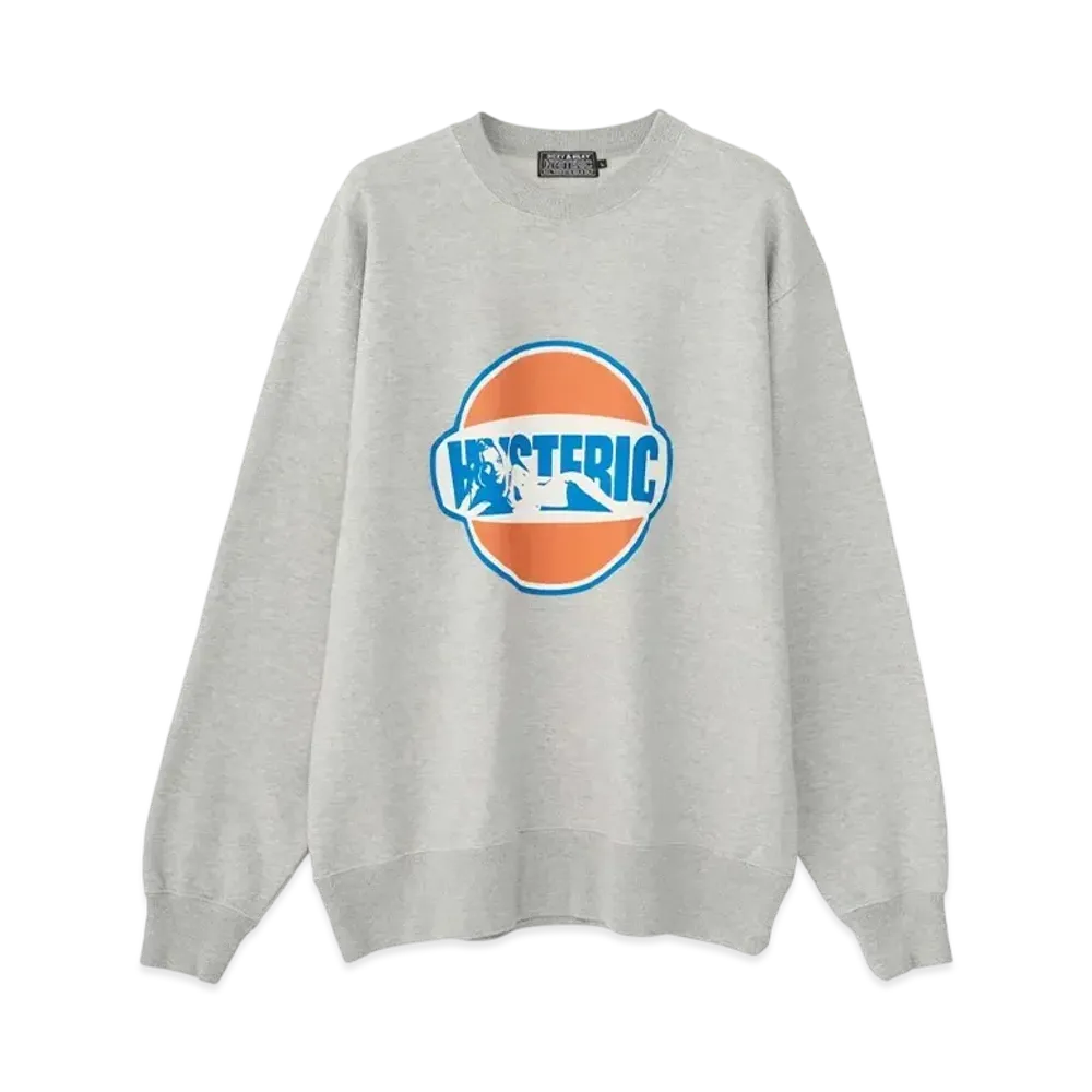 HYSTERIC GLAMOUR Hysteric Dust Sweatshirt "Top Gray"