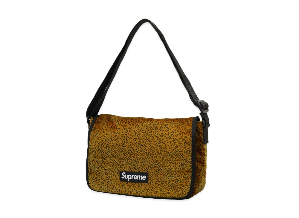 Supreme Velvet Small Messenger Bag "Tan Leopard"
