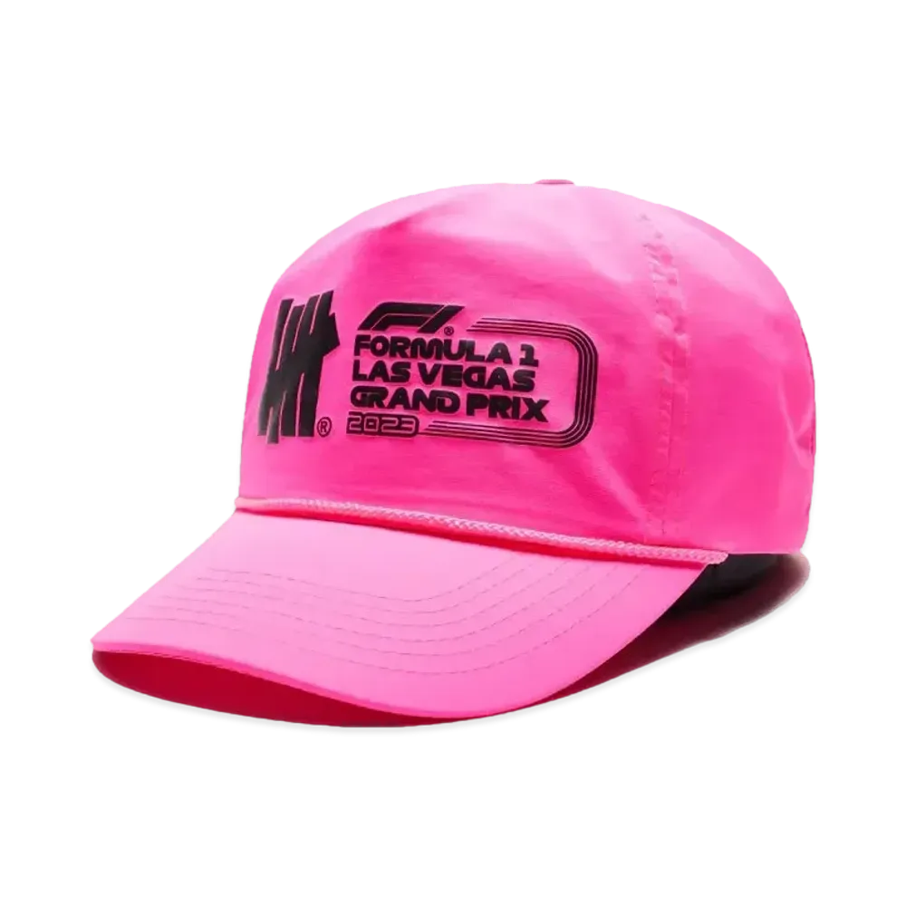 UNDEFEATED x F1 LVGP Logo Snapback "Pink"