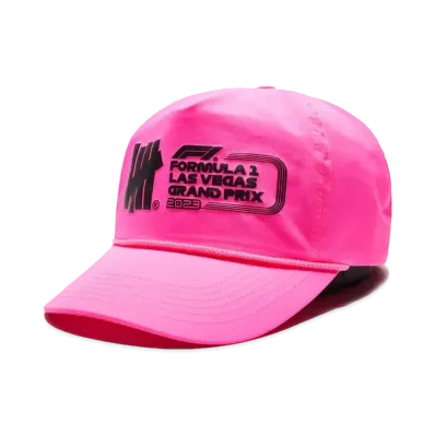 UNDEFEATED x F1 LVGP Logo Snapback "Pink"