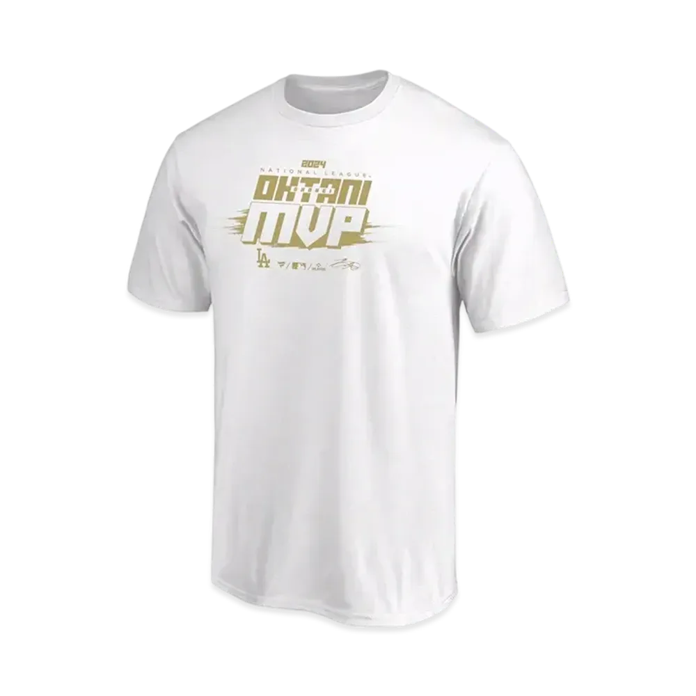 MLB Fanatics Dodgers Shohei Ohtani National League MVP 2024 Award Commemoration Name & Number Uniform Number T-Shirt Kids "White"