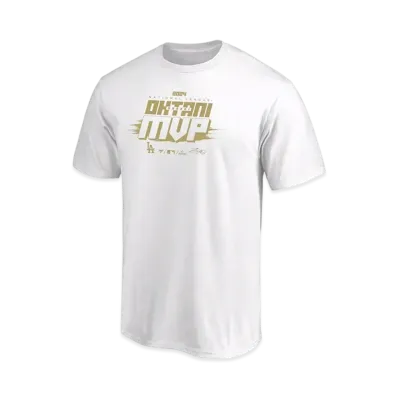 MLB Fanatics Dodgers Shohei Ohtani National League MVP 2024 Award Commemoration Name & Number Uniform Number T-Shirt Kids "White"
