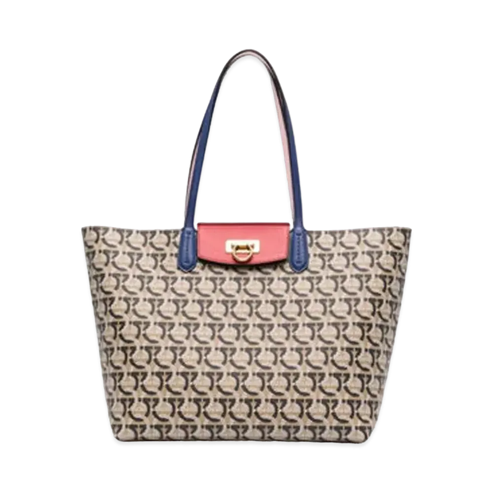 Salvatore Ferragamo Gancini Tote Bag (S) "Multicolor"
