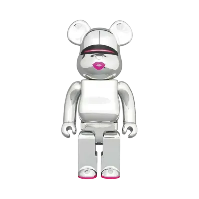 Bearbrick SORAYAMA x 2G SILVER Ver. 1000%