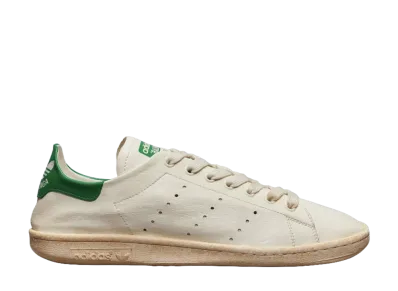 BALENCIAGA × adidas Women's Stan Smith "Worn-Out/White/Green"