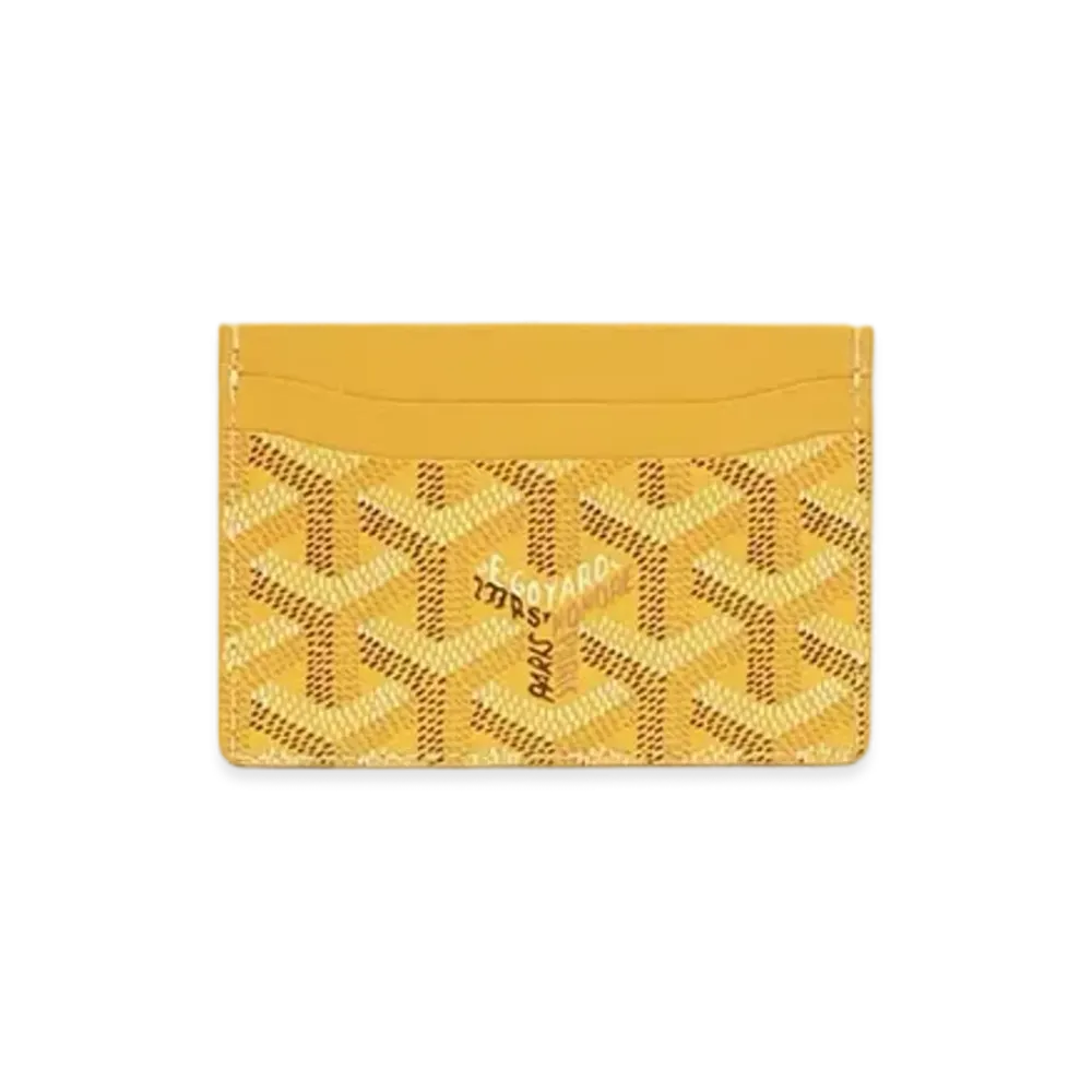 Goyard Saint-Sulpice Card Wallet "Yellow"