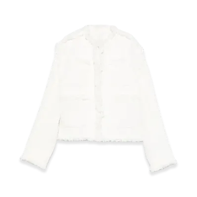 sacai Women's Punching Denim Jacket "White"
