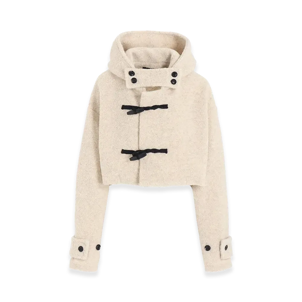 Y's Wool Blend Pail Jacket "Beige"