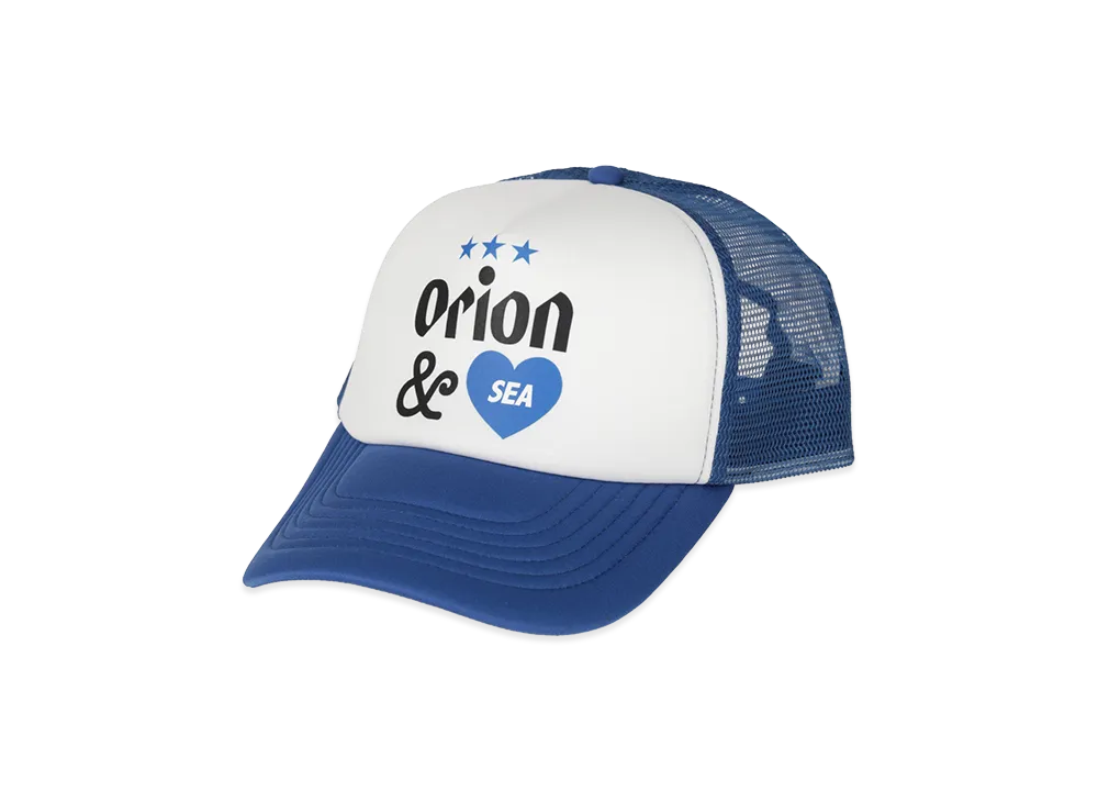 WIND AND SEA x ORION BEER Cap "White Blue"