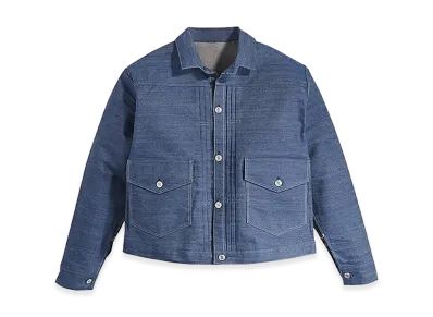 LEVI'S Vintage Clothing 1879 Pleated Blouse Organic Rigid "Blue"