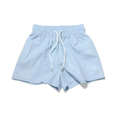 atmos pink Leather Fuu Shorts "Blue"