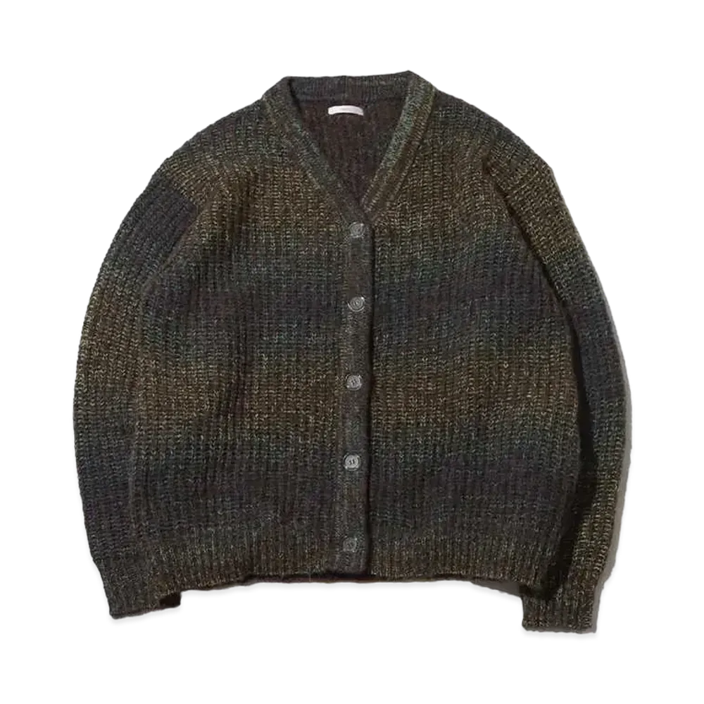atmos pink Gradation Cardigan "Green"