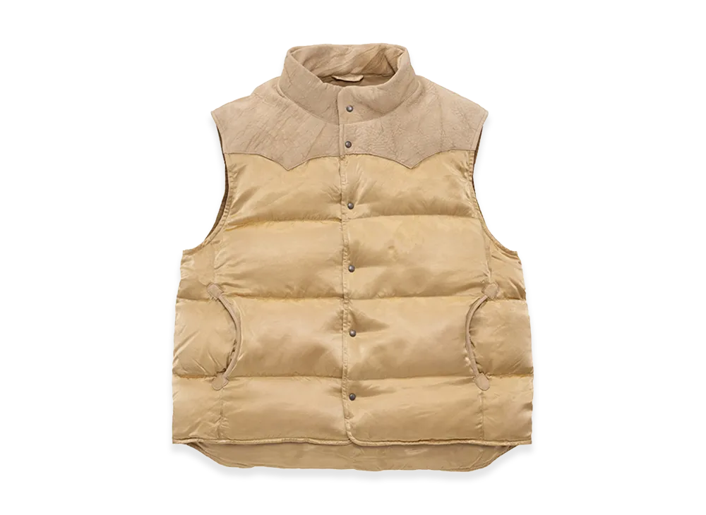 visvim Colter Down Vest "Gold"