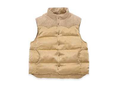visvim Colter Down Vest "Gold"