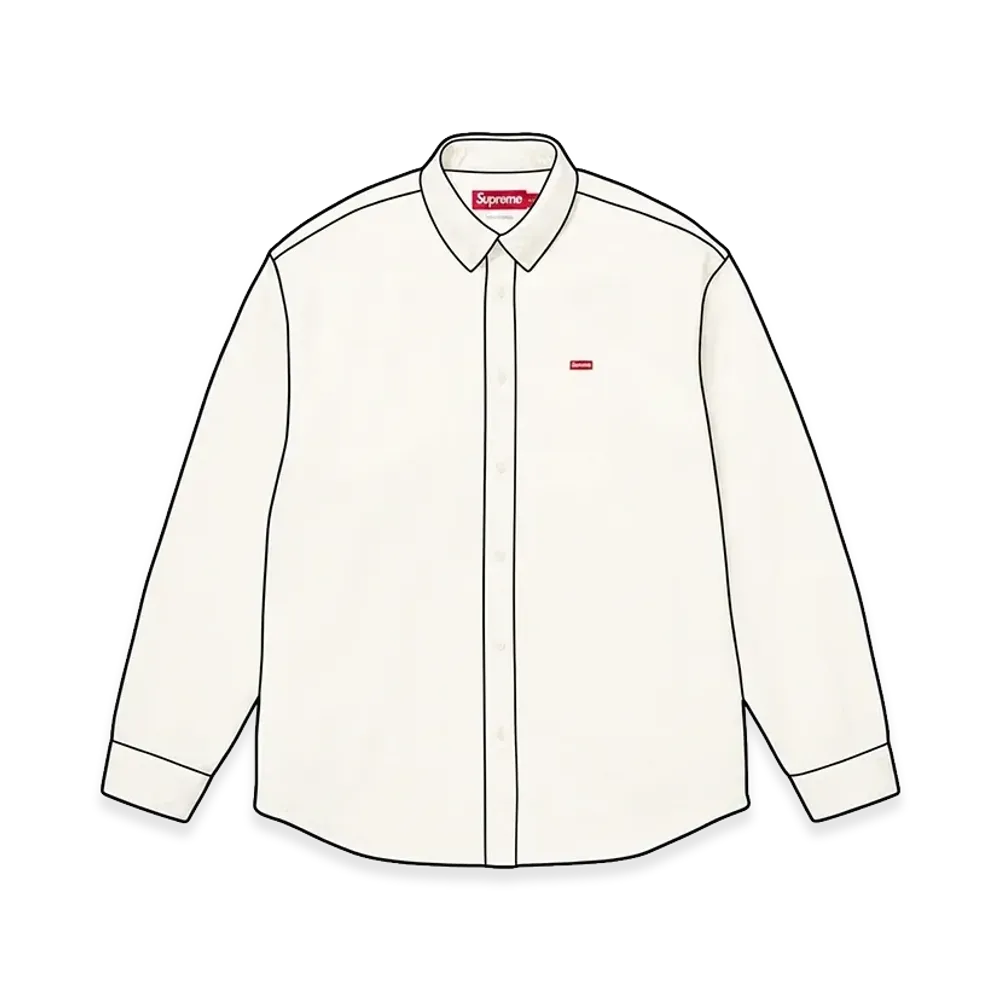 Supreme Small Box Denim Shirt "White"