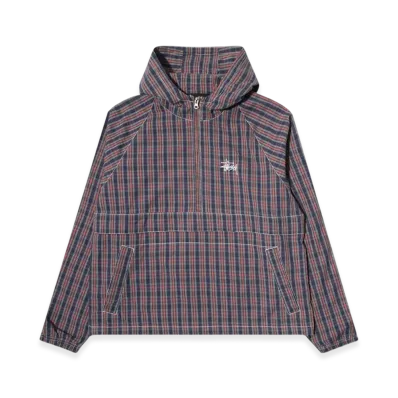 Stussy Brushed Cotton Anorak "Plaid"