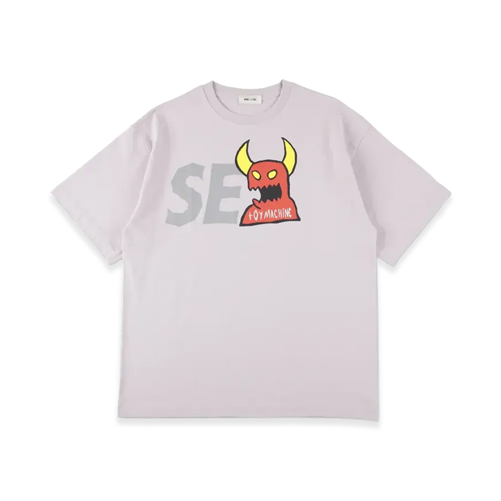 WIND AND SEA x Toy Machine Toymonster Sea Tee "Pink"
